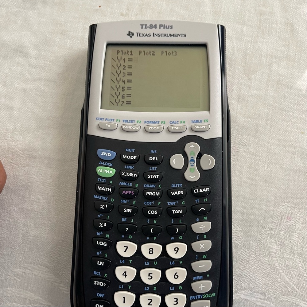 Texas Instruments TI-84 Plus Black and Gray Calculator